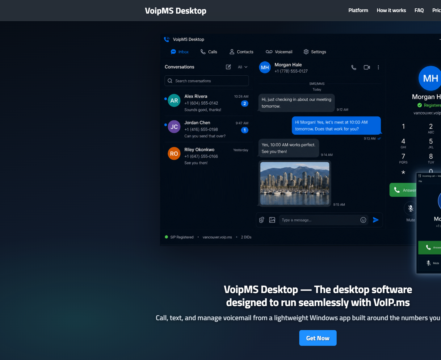 VoIP Desktop — Custom Softphone & Mobile Apps